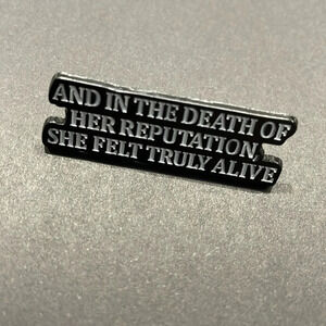 $5 Bundled Taylor Swift Reputation Lyric Metal Enamel Pin